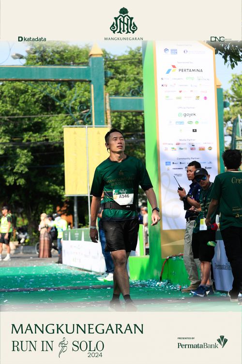 Race photo from Mangkunegaran Run 2024