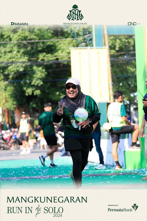 Race photo from Mangkunegaran Run 2024