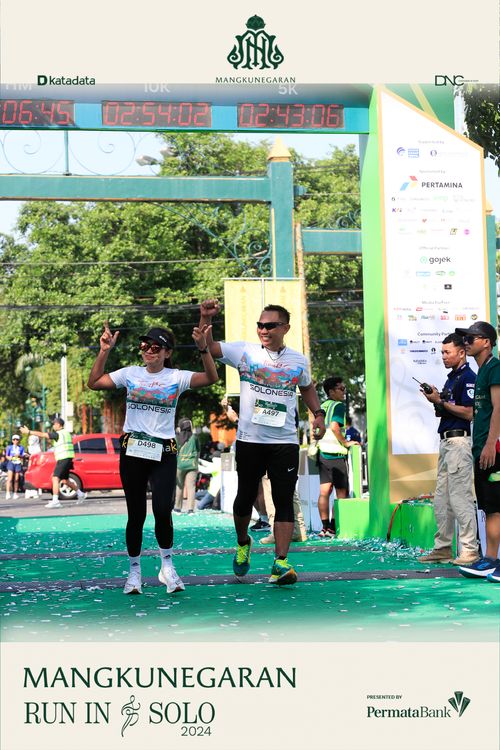 Race photo from Mangkunegaran Run 2024