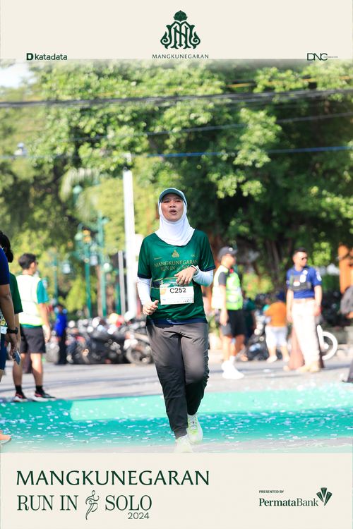 Race photo from Mangkunegaran Run 2024