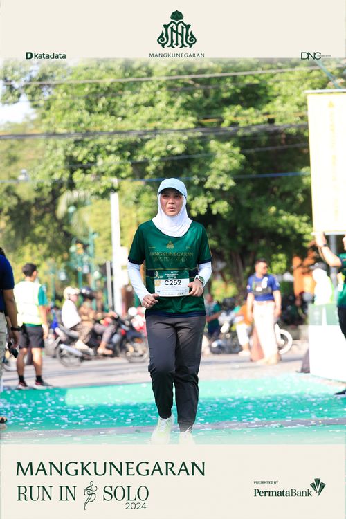 Race photo from Mangkunegaran Run 2024