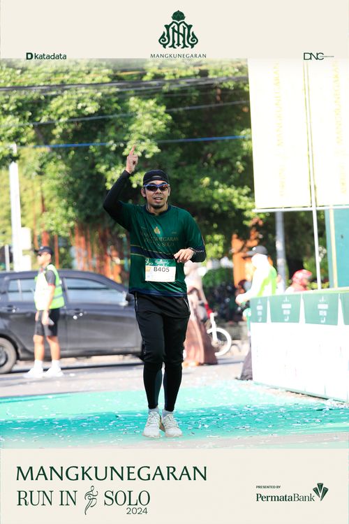 Race photo from Mangkunegaran Run 2024