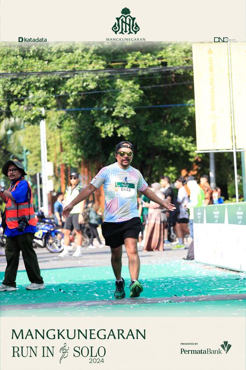 Race photo from Mangkunegaran Run 2024