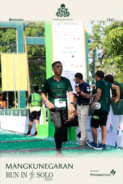 Race photo from Mangkunegaran Run 2024