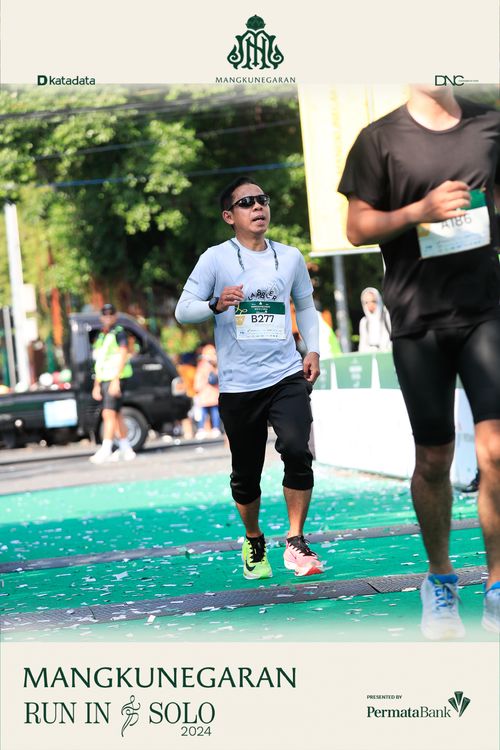 Race photo from Mangkunegaran Run 2024
