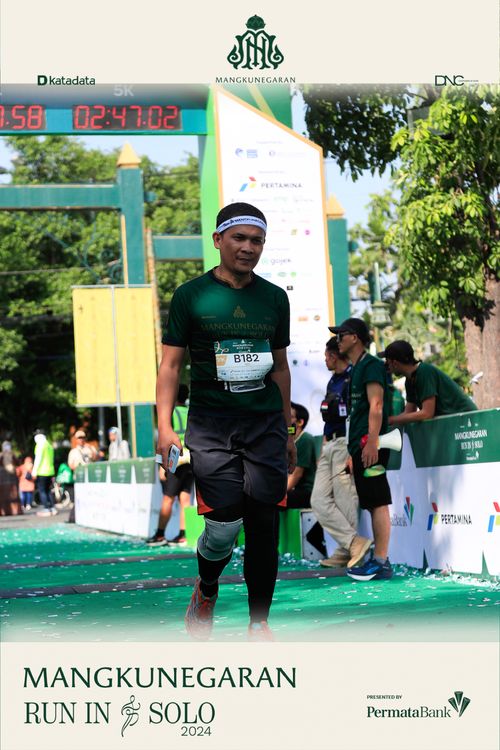 Race photo from Mangkunegaran Run 2024