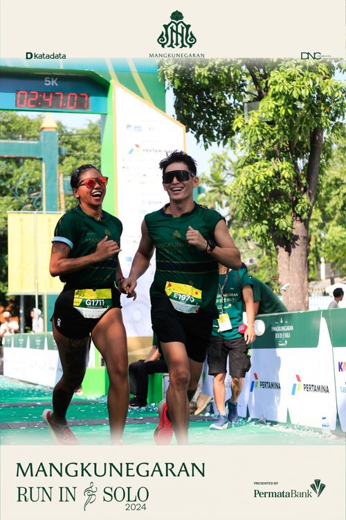 Race photo from Mangkunegaran Run 2024