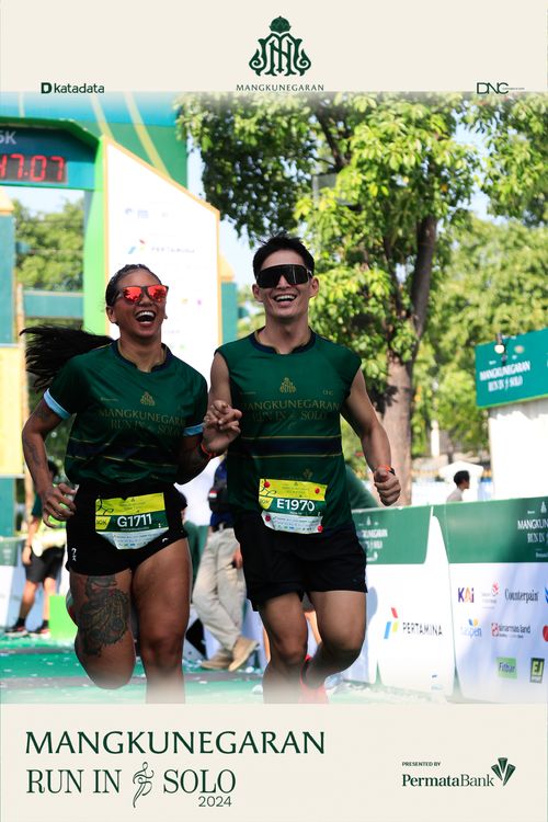 Race photo from Mangkunegaran Run 2024