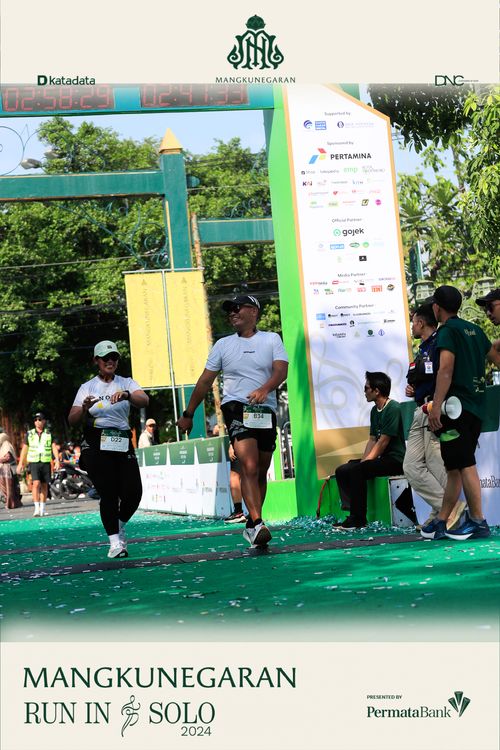 Race photo from Mangkunegaran Run 2024