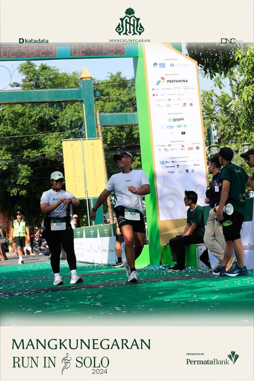 Race photo from Mangkunegaran Run 2024