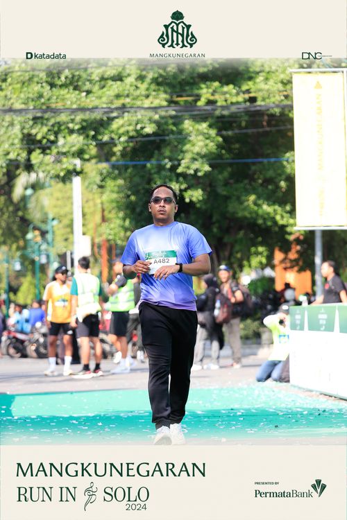 Race photo from Mangkunegaran Run 2024