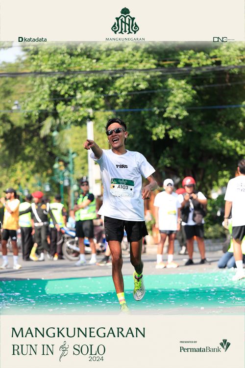 Race photo from Mangkunegaran Run 2024