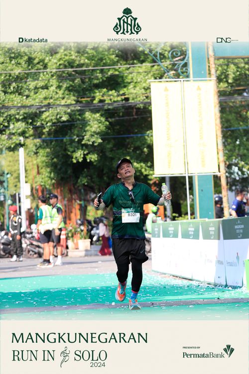 Race photo from Mangkunegaran Run 2024