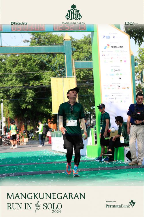 Race photo from Mangkunegaran Run 2024