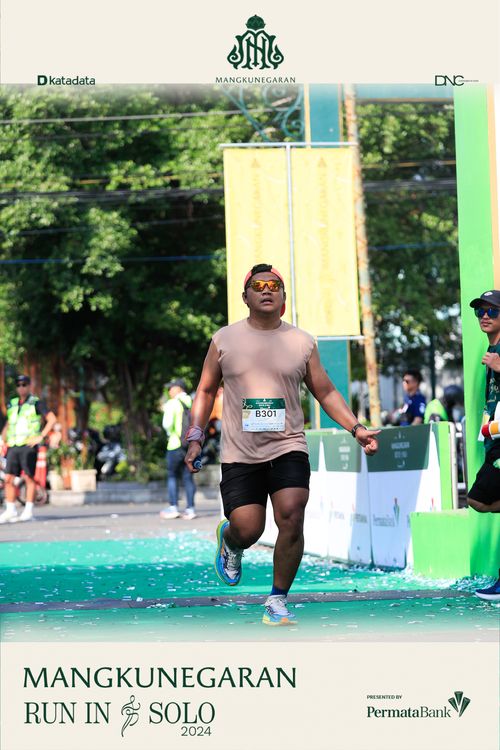 Race photo from Mangkunegaran Run 2024