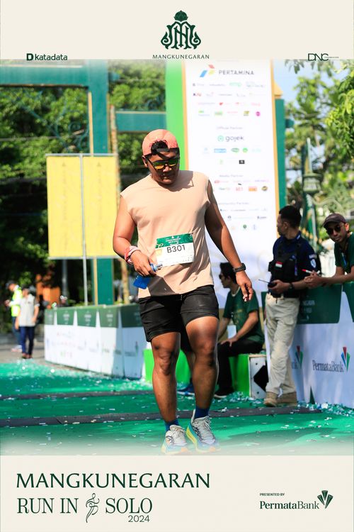 Race photo from Mangkunegaran Run 2024