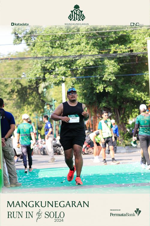 Race photo from Mangkunegaran Run 2024