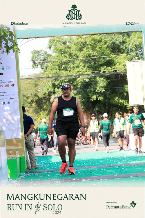 Race photo from Mangkunegaran Run 2024