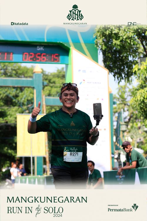Race photo from Mangkunegaran Run 2024