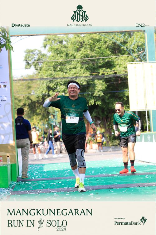 Race photo from Mangkunegaran Run 2024
