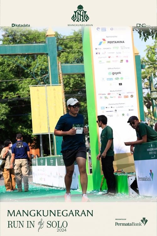 Race photo from Mangkunegaran Run 2024