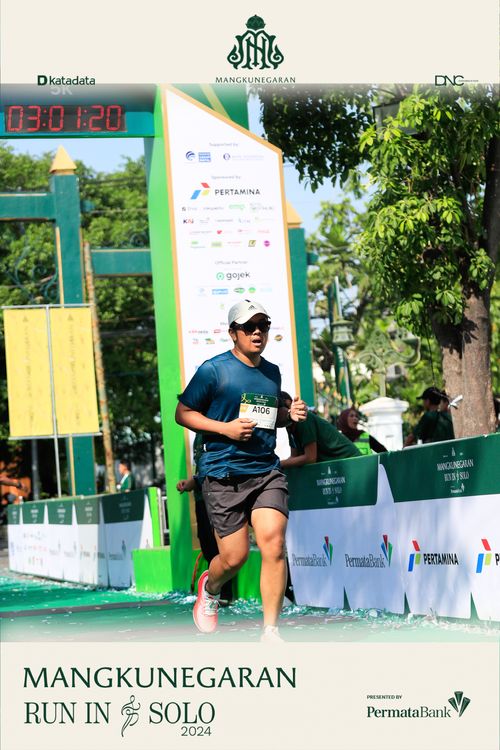 Race photo from Mangkunegaran Run 2024