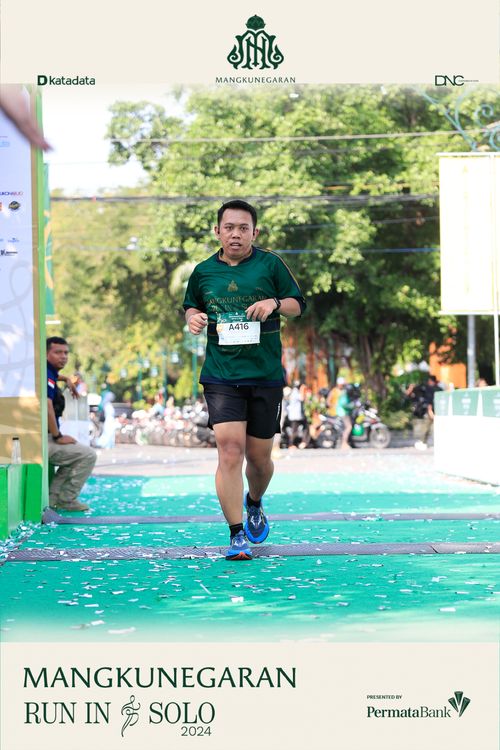Race photo from Mangkunegaran Run 2024