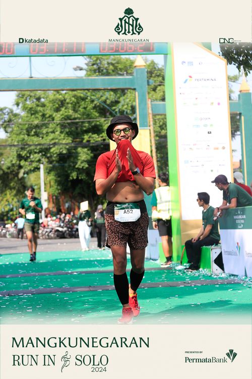 Race photo from Mangkunegaran Run 2024