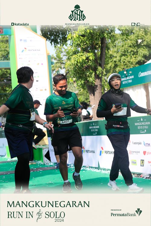 Race photo from Mangkunegaran Run 2024