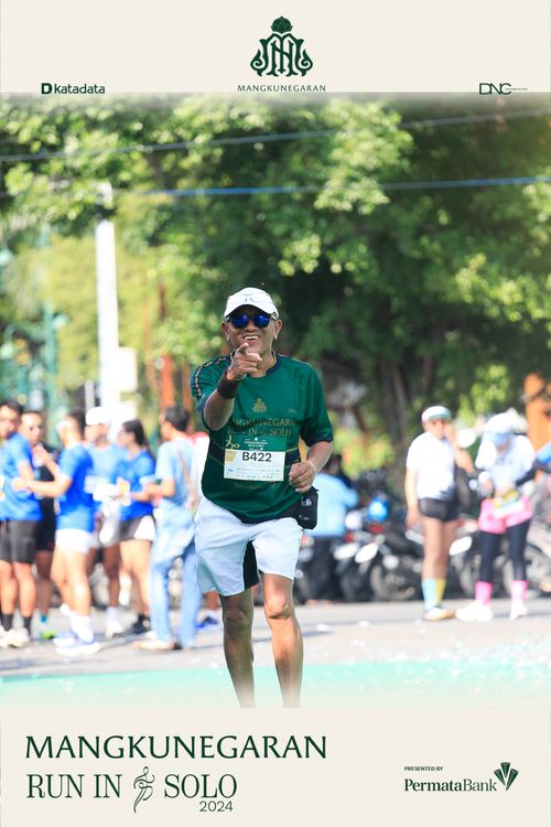 Race photo from Mangkunegaran Run 2024