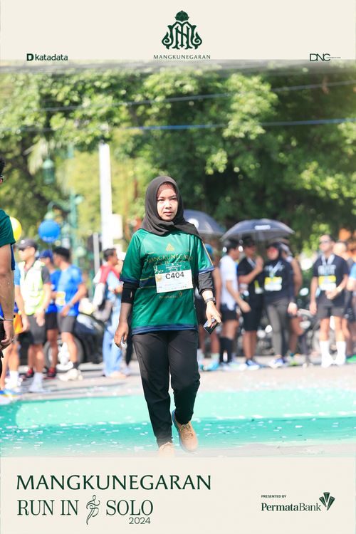 Race photo from Mangkunegaran Run 2024