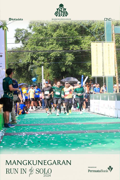 Race photo from Mangkunegaran Run 2024