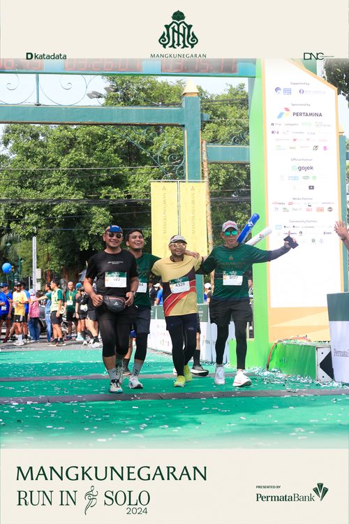 Race photo from Mangkunegaran Run 2024