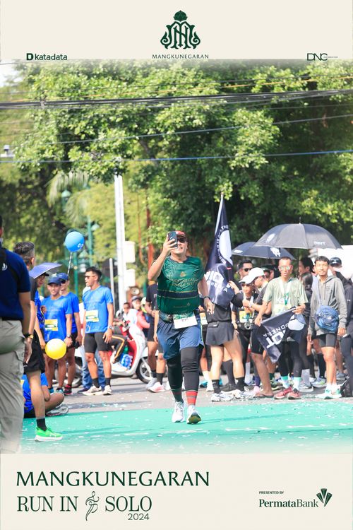 Race photo from Mangkunegaran Run 2024