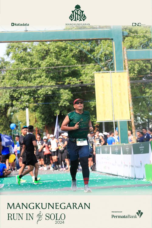 Race photo from Mangkunegaran Run 2024