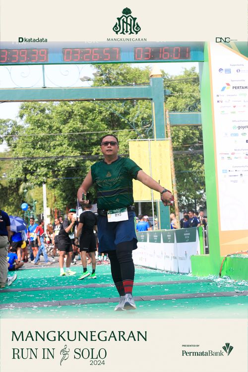 Race photo from Mangkunegaran Run 2024