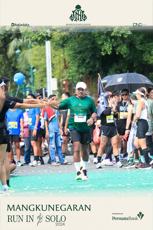 Race photo from Mangkunegaran Run 2024