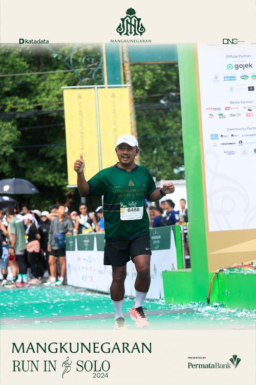 Race photo from Mangkunegaran Run 2024