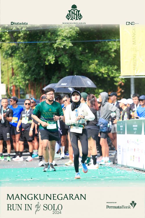 Race photo from Mangkunegaran Run 2024