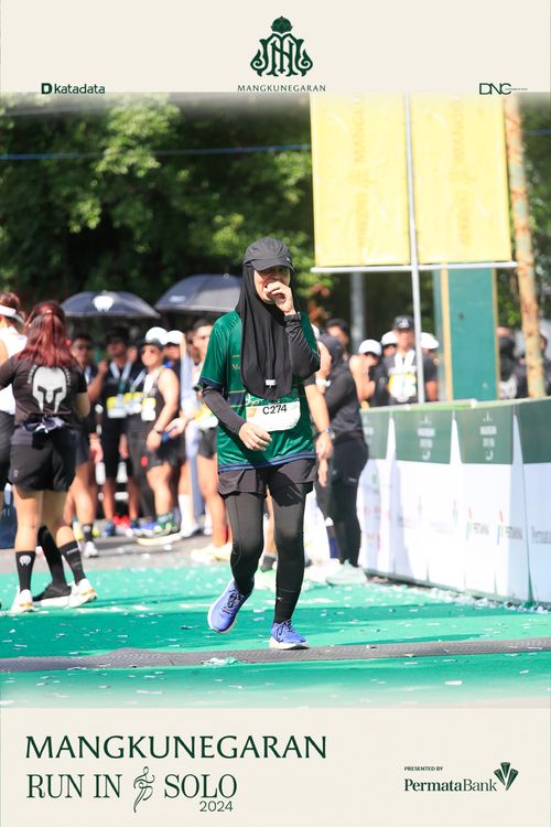 Race photo from Mangkunegaran Run 2024