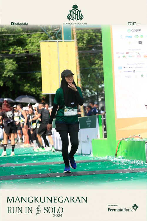 Race photo from Mangkunegaran Run 2024