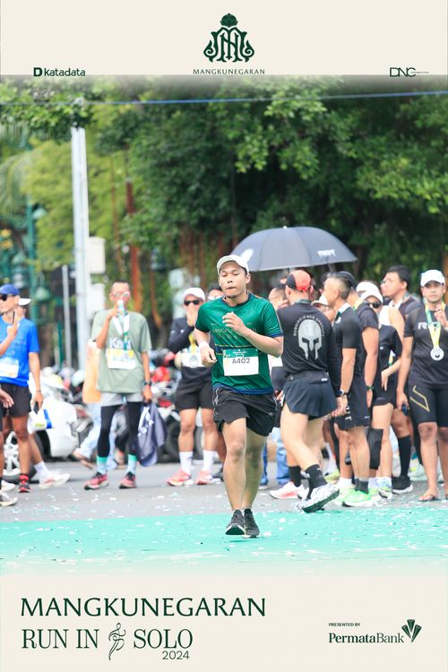 Race photo from Mangkunegaran Run 2024