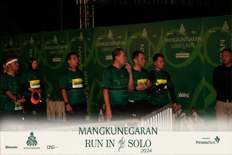 Race photo from Mangkunegaran Run 2024
