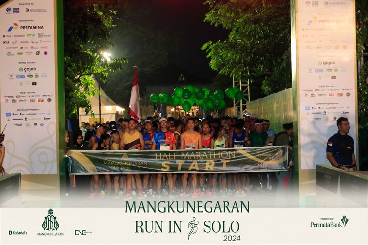 Race photo from Mangkunegaran Run 2024