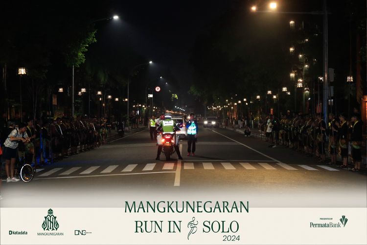 Race photo from Mangkunegaran Run 2024