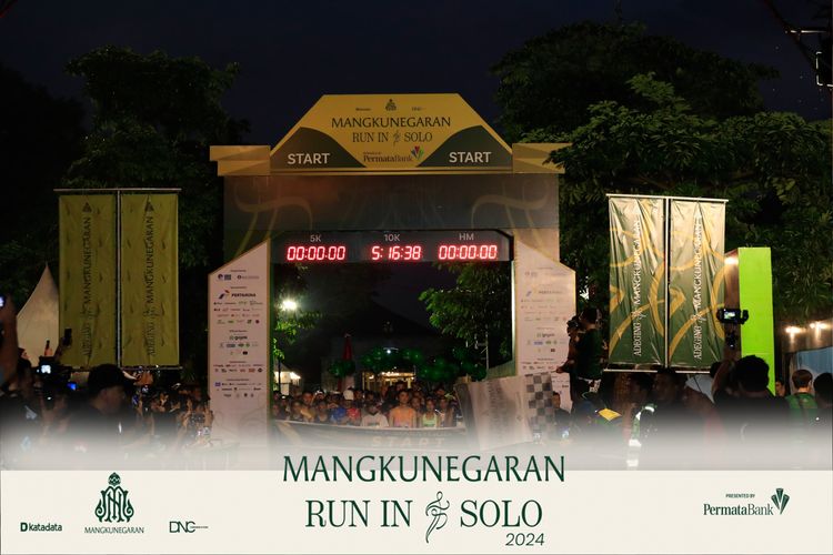 Race photo from Mangkunegaran Run 2024
