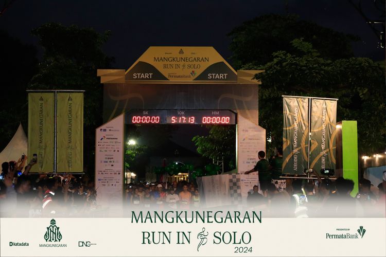 Race photo from Mangkunegaran Run 2024