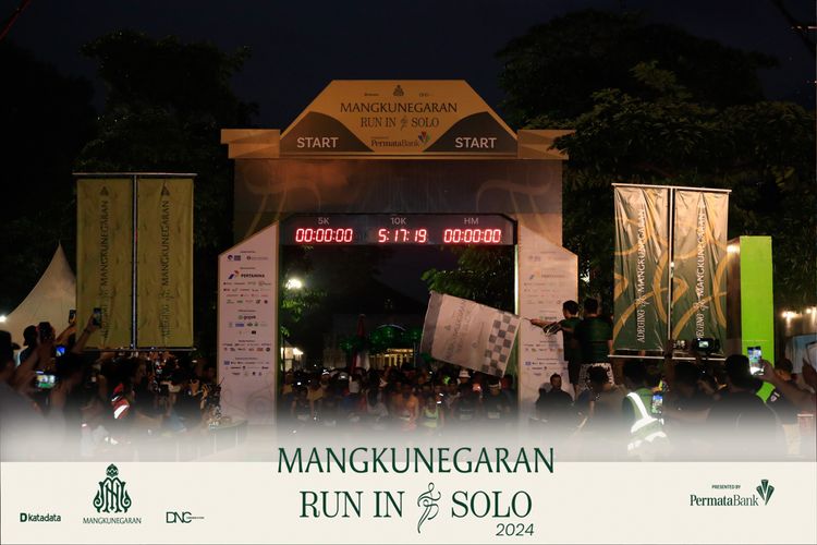Race photo from Mangkunegaran Run 2024
