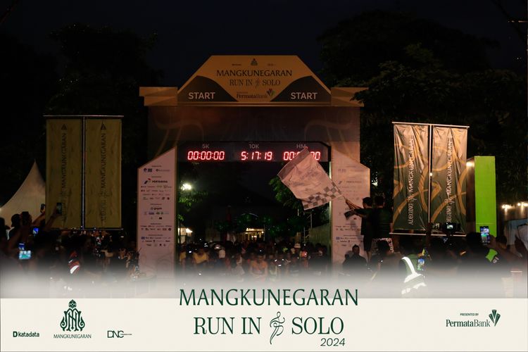 Race photo from Mangkunegaran Run 2024