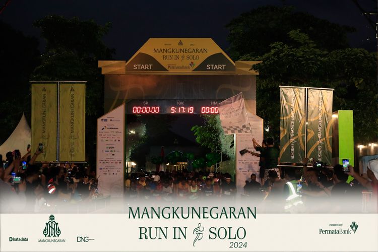 Race photo from Mangkunegaran Run 2024